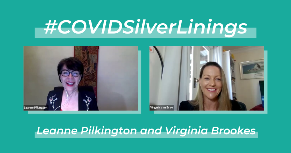 Leanne Pilkington and Virginia Leanne Pilkington and Virginia